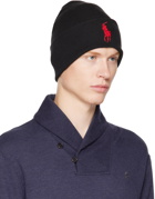 Polo Ralph Lauren Black Logo Beanie