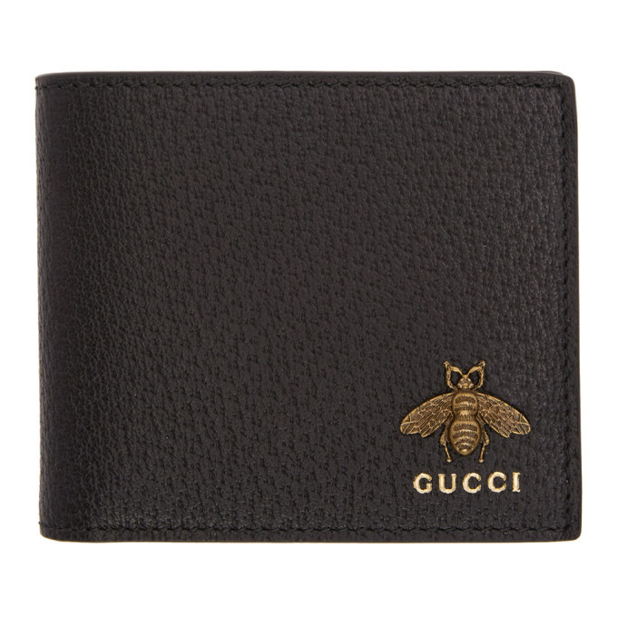 Photo: Gucci Black Bee Bifold Wallet