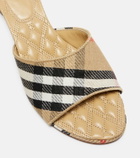 Burberry Sloane 45 Burberry Check mules