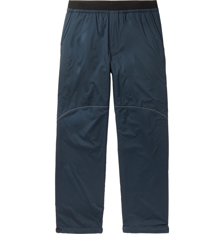 Photo: And Wander - Padded Polartec Alpha Shell Trousers - Blue