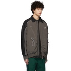 ADER error Black Oversized Patch Jacket