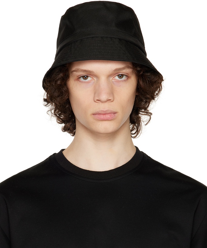 Photo: Solid Homme Black Logo Bucket Hat