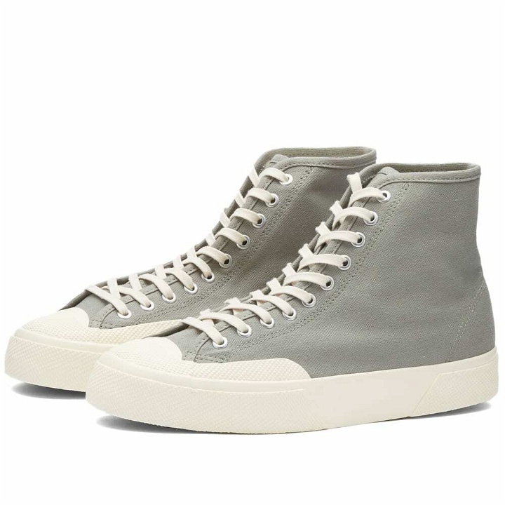 Photo: Artifact by Superga Men's 2433 Collect Workwear High Sneakers in Dark Grey/Off White