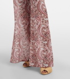 Bananhot Bowie paisley flared pants