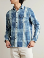 Polo Ralph Lauren - Checked Ombré Cotton-Chambray Shirt - Blue