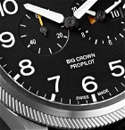 Oris - Big Crown ProPilot Automatic Chronograph 44.7mm Stainless Steel and NATO Canvas Watch - Black