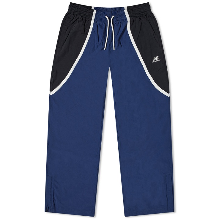 Photo: New Balance Men's Hoops Woven Pant in Nb Navy