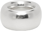 Bottega Veneta Silver Thick Ring