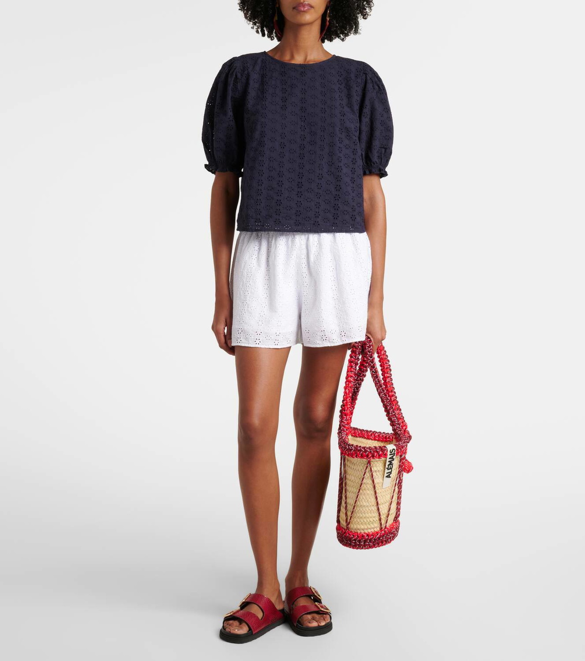 Velvet Dalyn embroidered cotton blouse