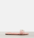 Gucci Siaga Horsebit shearling slides