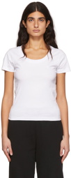 MM6 Maison Margiela Three-Pack White Cotton T-Shirts