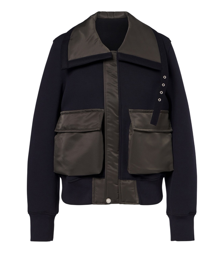 Photo: Sacai Cotton-blend blouson jacket