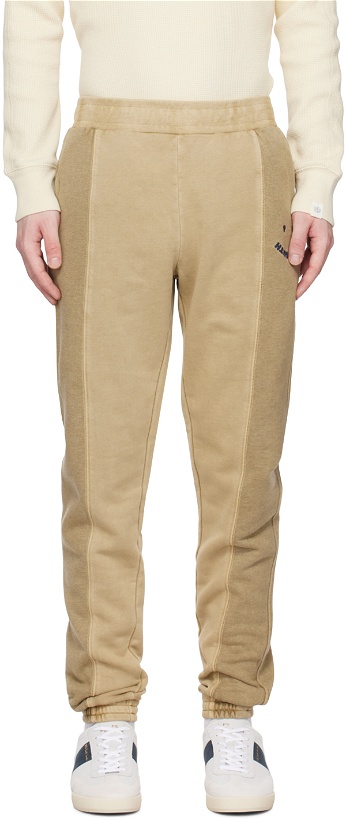 Photo: PS by Paul Smith Beige Embroidered Lounge Pants