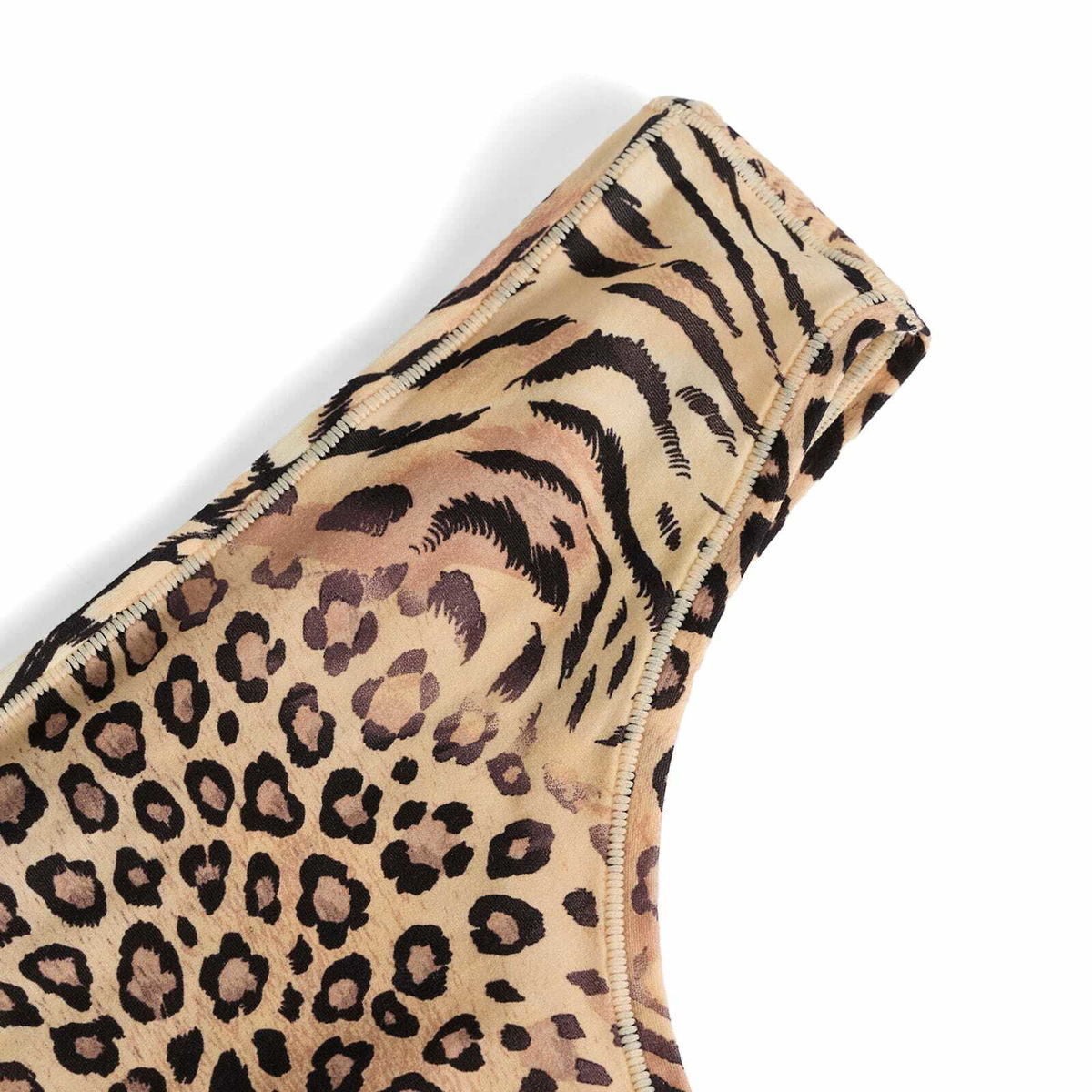 SKIMS Women's Fits Everybody Thong in Sand Multi Animal