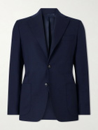 De Petrillo - Wool-Hopsack Blazer - Blue