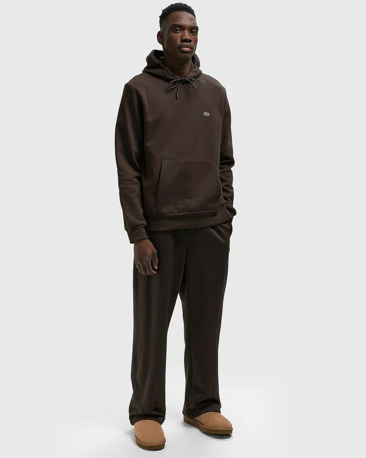 Lacoste SWEATSHIRT Brown Mens Hoody