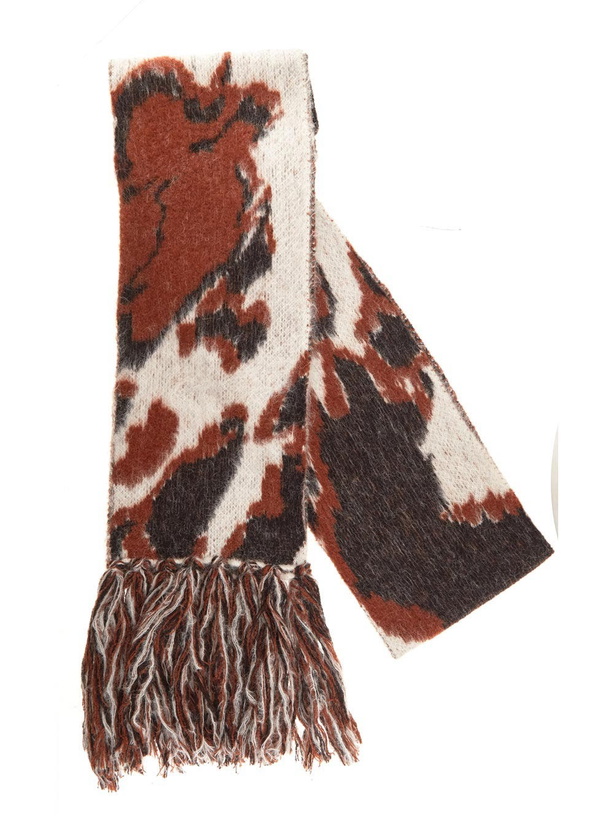 Photo: Stella Mccartney Brushed Horse Jaquard Scarf