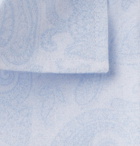 Etro - Paisley-Print Organic Cotton-Poplin Shirt - Blue