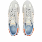 Adidas Men's Retropy E5 Sneakers in Off White/Acid Orange