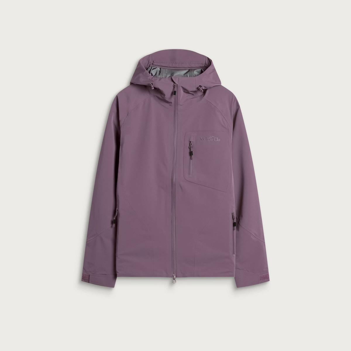 Mellow Clo Men's 3L Trek Jacket in Rich Plum
