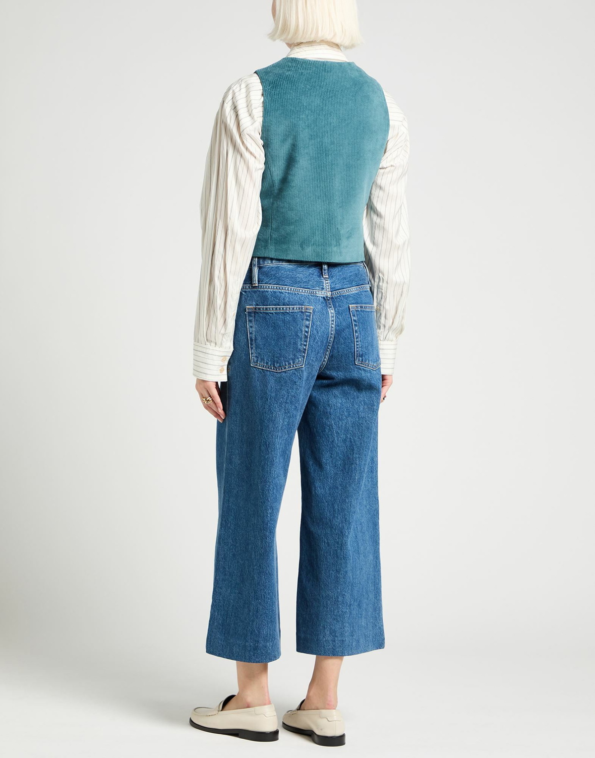Circolo 1901 Womens Tailored Vest Deep teal