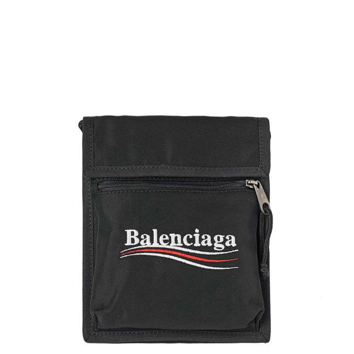 Photo: Balenciaga Political Campaign Logo Small Cross-Body Pouch