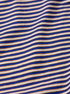 Altea - Lewis Striped Linen and Cotton-Blend Jersey T-Shirt - Blue