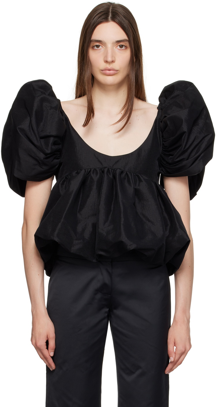 Kika Vargas SSENSE Exclusive Black Chiara Blouse