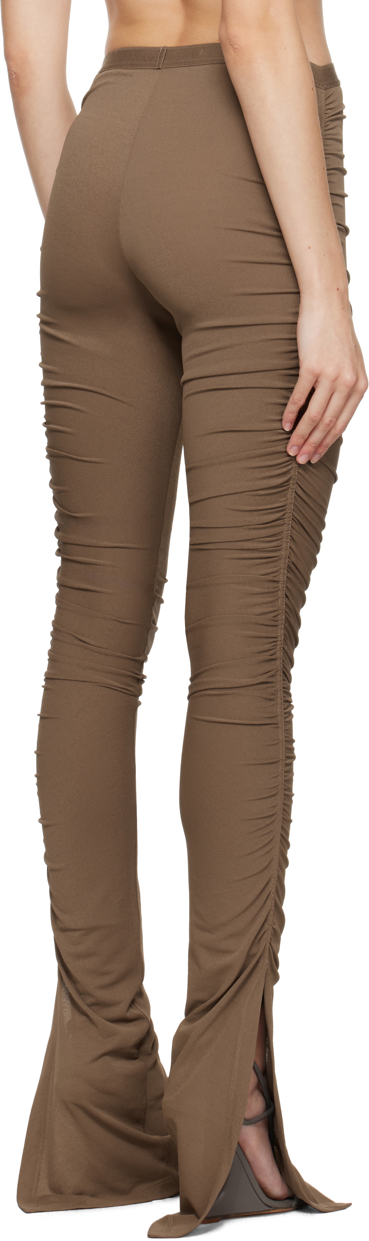 Rick Owens Lilies Tan Porterville Svita Leggings