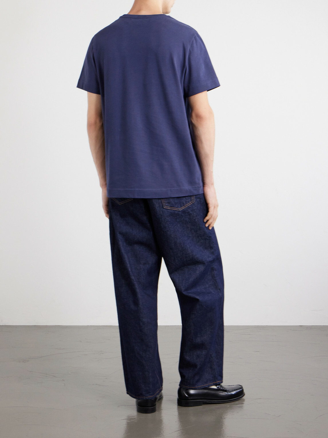 A.P.C. - Oliver Logo-Embroidered Cotton-Jersey T-Shirt - Blue