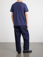 A.P.C. - Oliver Logo-Embroidered Cotton-Jersey T-Shirt - Blue