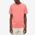 Folk Men's Contrast Sleeve T-Shirt in Tropical Pink