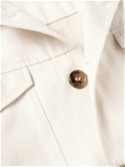 Valstar - Herringbone Linen and Cotton-Blend Overshirt - Neutrals