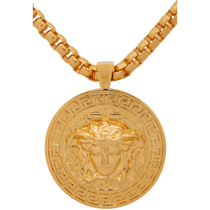 Versace Gold Medusa Necklace Versace