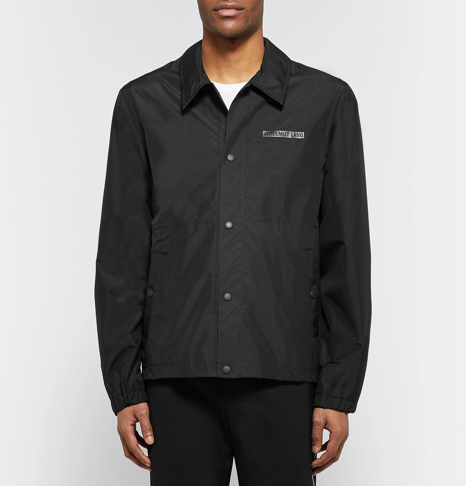 Helmut Lang - Logo-Print Shell Shirt Jacket - Men - Black Helmut Lang