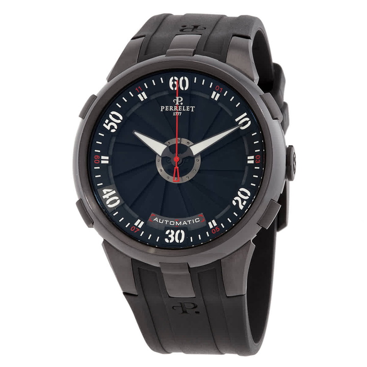 Photo: Perrelet Turbine XL Black Dial Automatic Mens Watch A1051-1