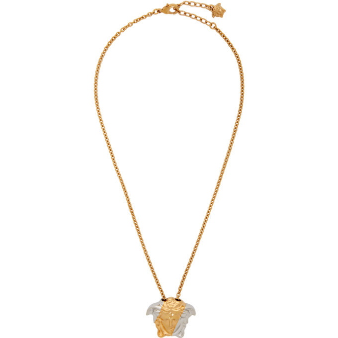 Photo: Versace Gold and Silver Palazzo Dia Necklace