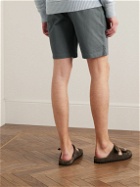 Club Monaco - Maddox Slim-Fit Straight-Leg Stretch-Cotton Twill Shorts - Gray