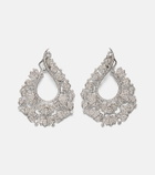 Ananya Scatter Lotus 18kt white gold earrings with diamonds