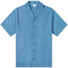 Sunspel Men's Vacation Shirt in Lake Blue