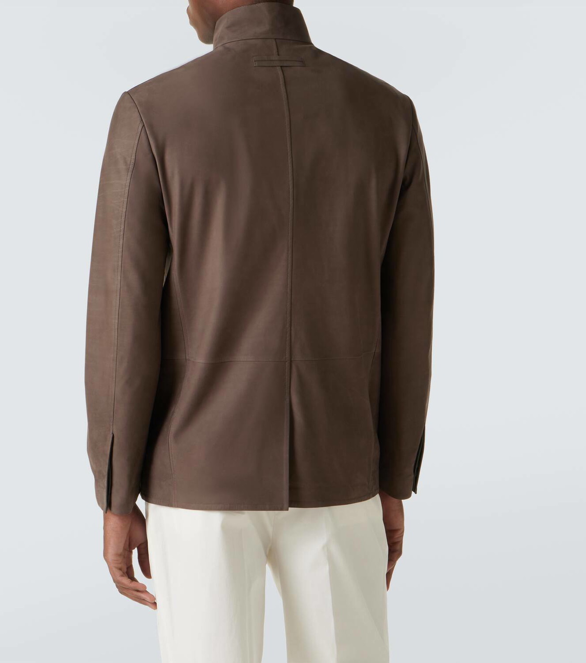 Zegna Il Conte leather jacket
