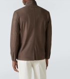Zegna Il Conte leather jacket