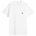 Randy's Garments Men's Randy’s Garments  Logo Pocket T-Shirt in White