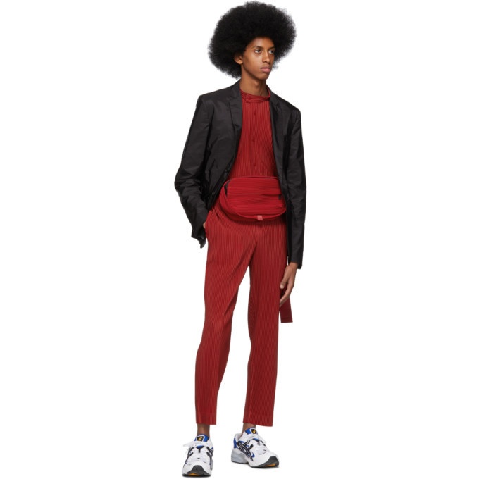 Mens Red Trousers  MS