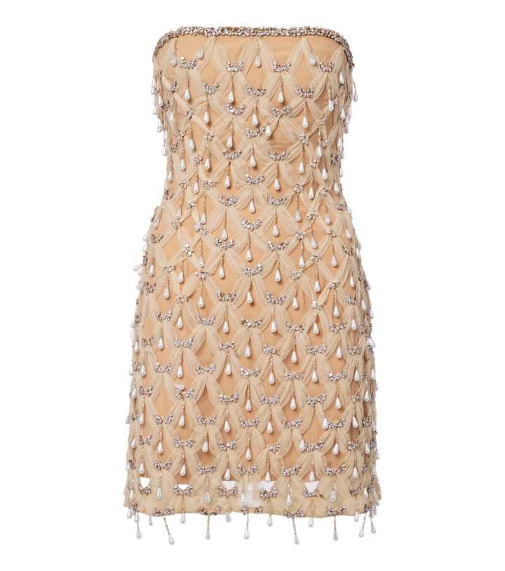 Photo: Là Fuori Barely There embellished minidress