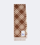 Burberry Burberry Check cashmere scarf