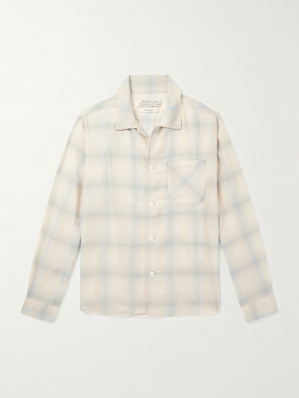 Remi Relief - Viera Checked Wool-Blend Flannel Shirt - White