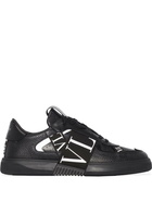 VALENTINO GARAVANI - Vl7n Leather Sneakers