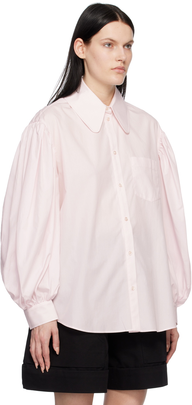 Simone Rocha Pink Puff Sleeve Shirt Simone Rocha