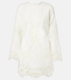 Veronica Beard Amberg cotton and linen minidress